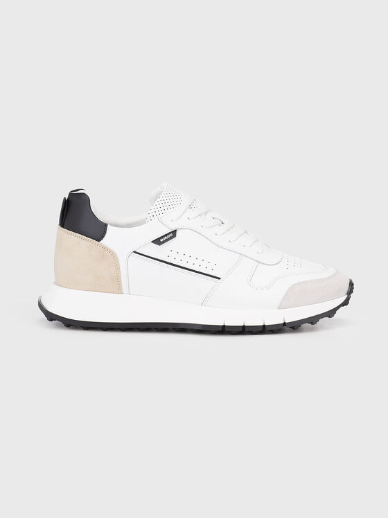 KILIAN leather sports shoes with contrasting details - 1