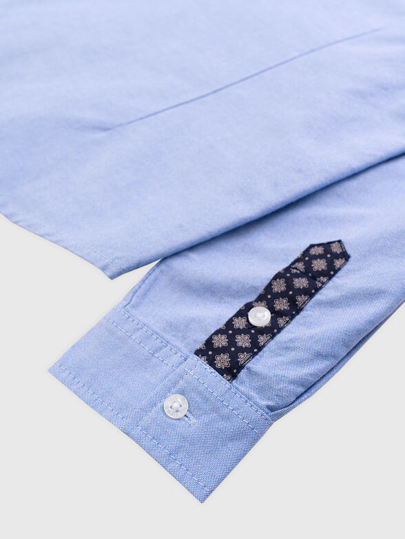 Oxford shirt with embroidered detail - 4