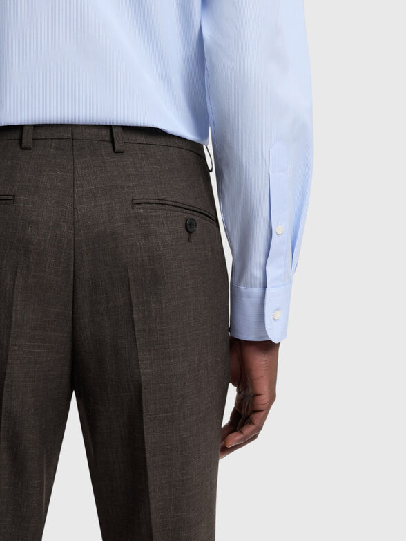 BOSS BY BECKHAM slim-fit trousers in wool blend - 3