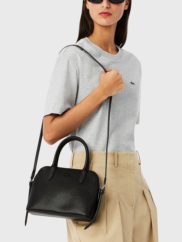 Small leather bag with saffiano effect - 6