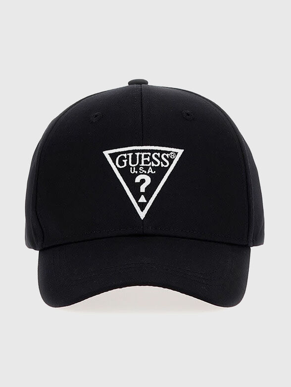 Baseball cap with triangular logo accent - 1