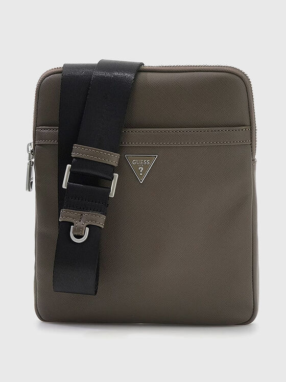 Кросбоди чанта в кафяв цвят - 1