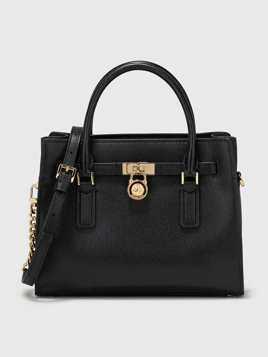 Black leather bag 