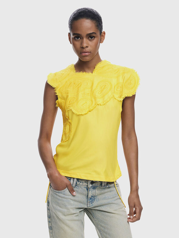 Blouse with embroidery - 1