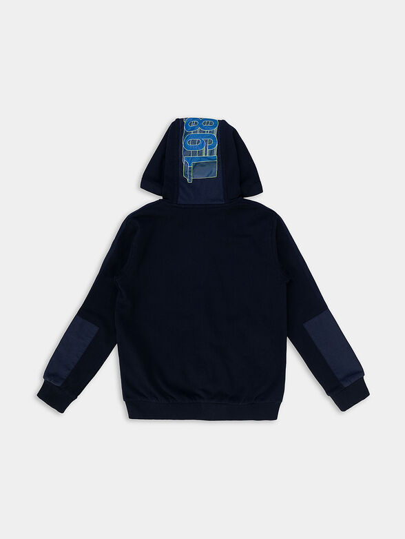 Sweatshirt in blue color with logo - 2