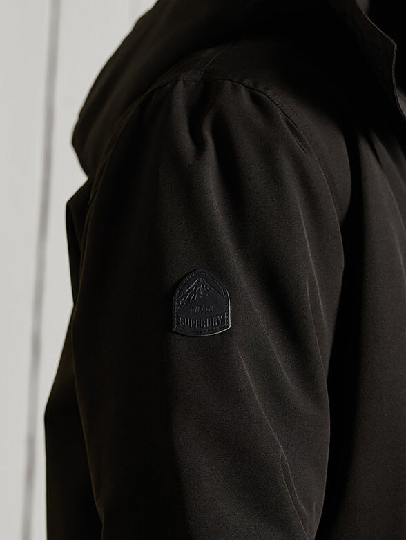 Hooded jacket with logo detail - 5