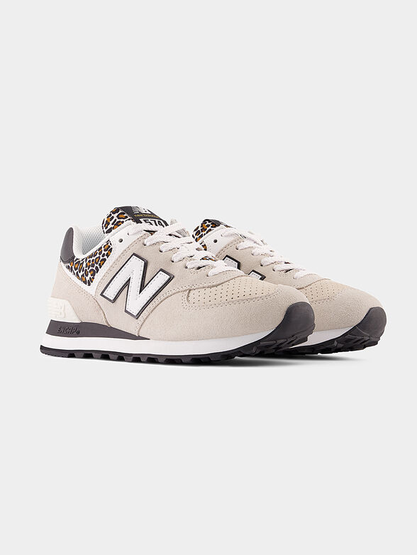 574 sports shoes with animal print - 2