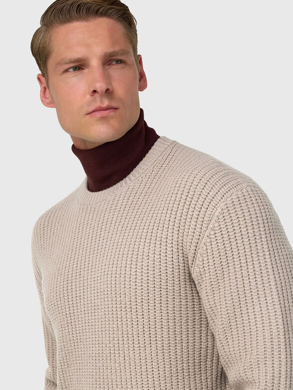 Textured wool sweater  - 4