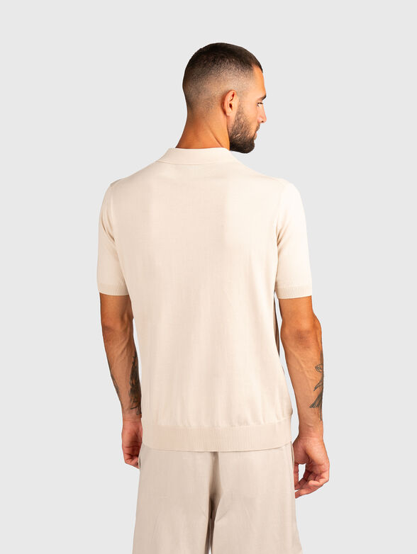 Short sleeved cotton polo shirt - 3