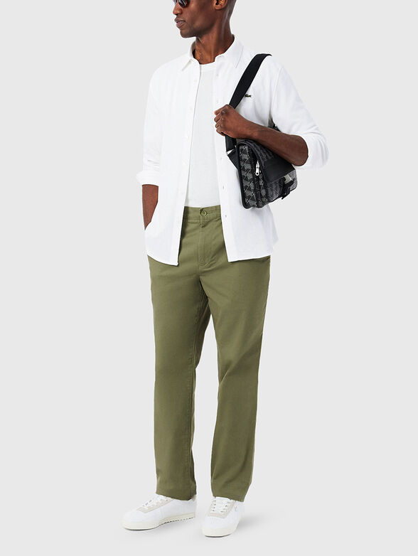 Slim fit cotton piqu&eacute; shirt - 2