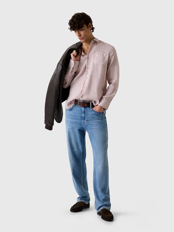 Linen striped shirt - 3