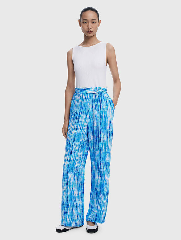 HYBRID jumpsuit with high waist and wide legs - 1