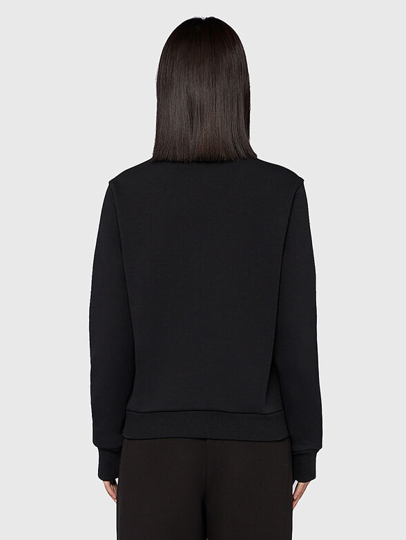 Black cotton sweatshirt - 3