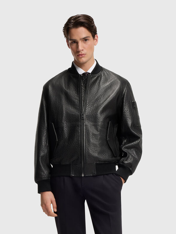 Lambskin leather jacket - 1