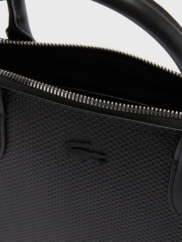 Small leather bag with saffiano effect - 5