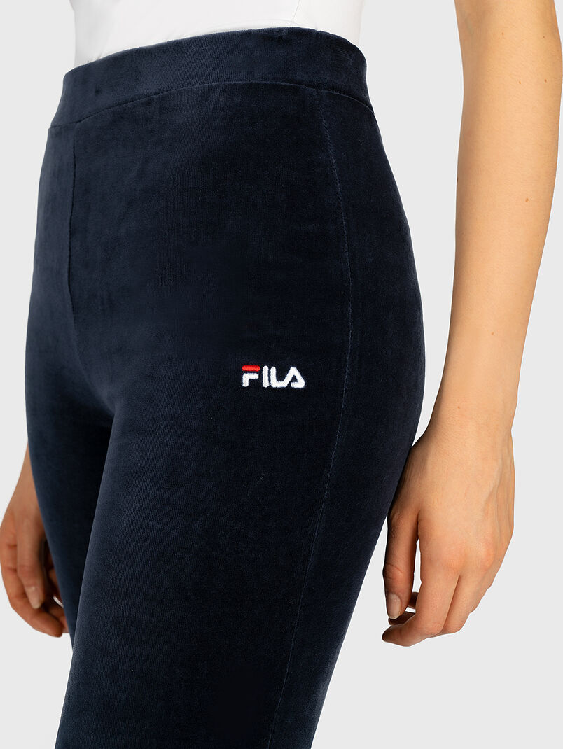 BIAN Shortened velvet pants brand FILA — /en