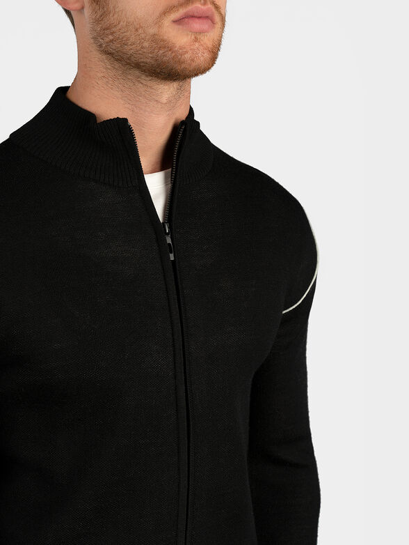 Black cardigan - 2
