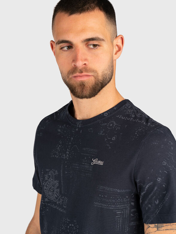 T-shirt with logo embroidery - 4