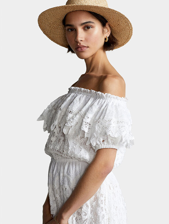 White lace dress - 4