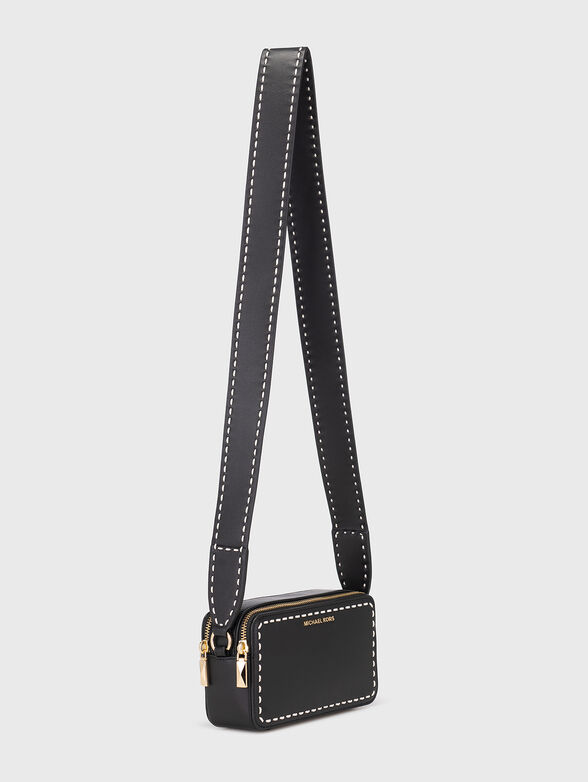Crossbody bag with contrast stitching - 2