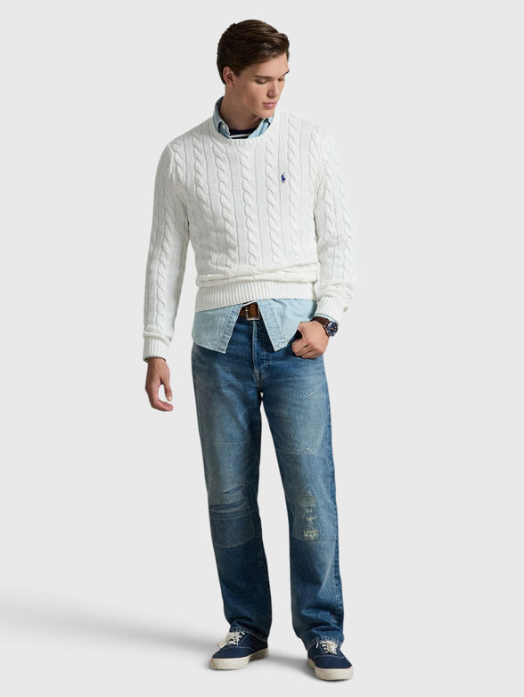 Sweater with logo embroidery - 2