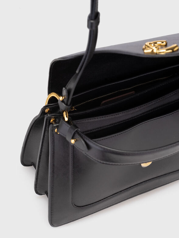 Leather bag with accent logo - 6