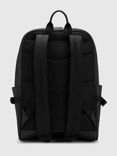 ZAIR black backpack with saffiano effect - 3