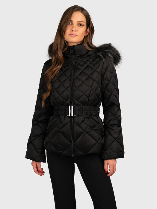 OLGA jacket with quilted  effect