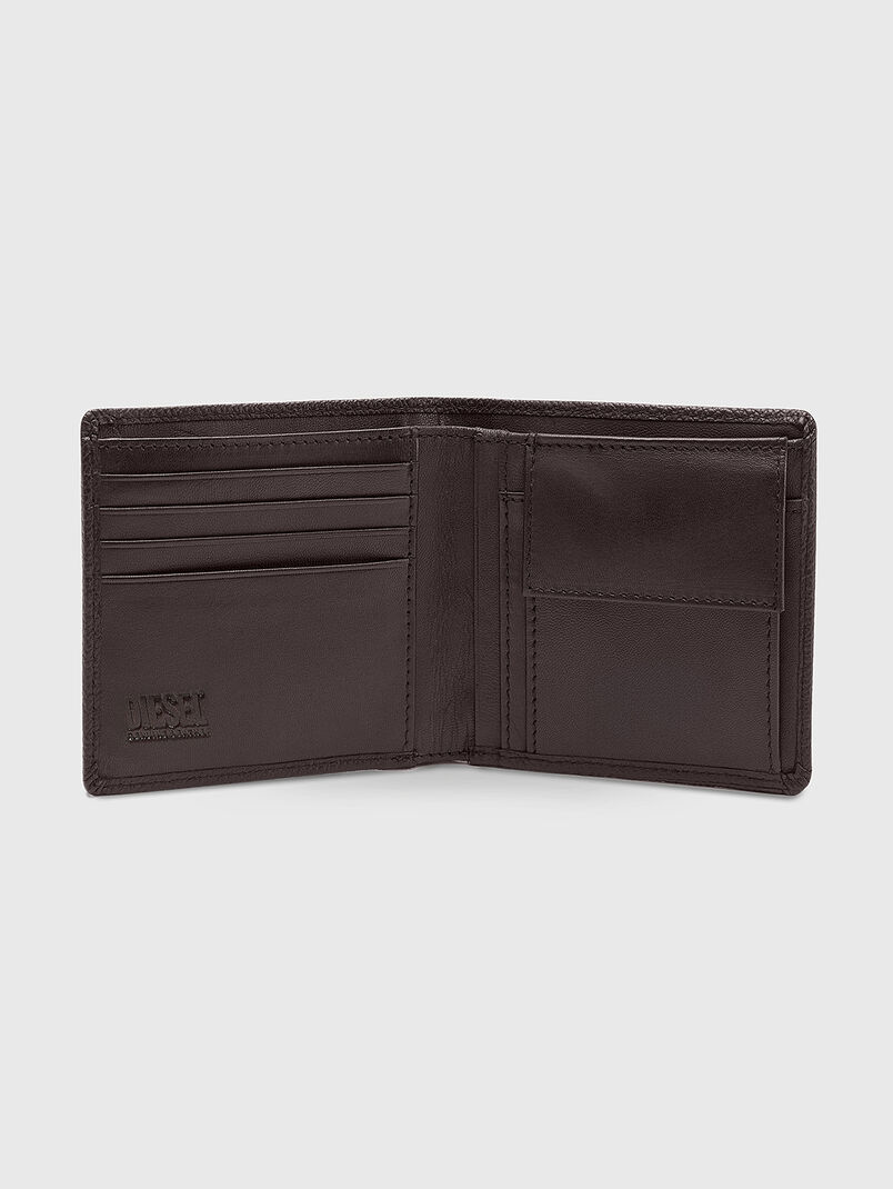 Genuine leather wallet with logo - 3