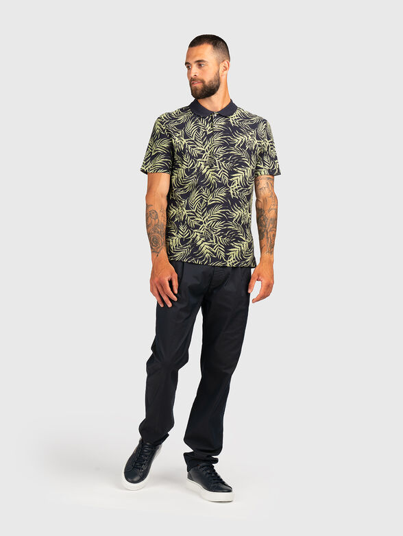 Tropical print polo shirt - 2
