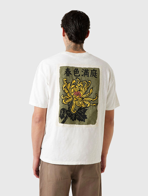 DAVID T-shirt with accented cotton back - 2