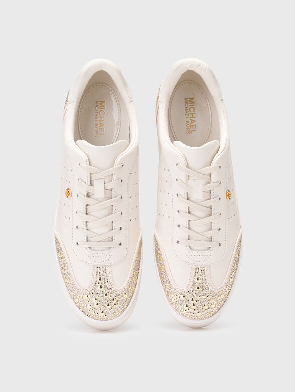 SCOTTY leather sports shoes with rhinestones - 6