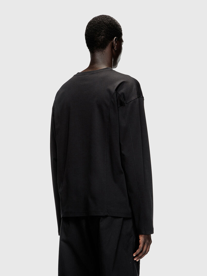 T-BOXT-LS-INT long sleeve logo embroidered blouse - 3