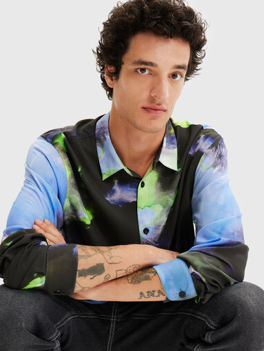 LUX shirt with multicolored print - 5