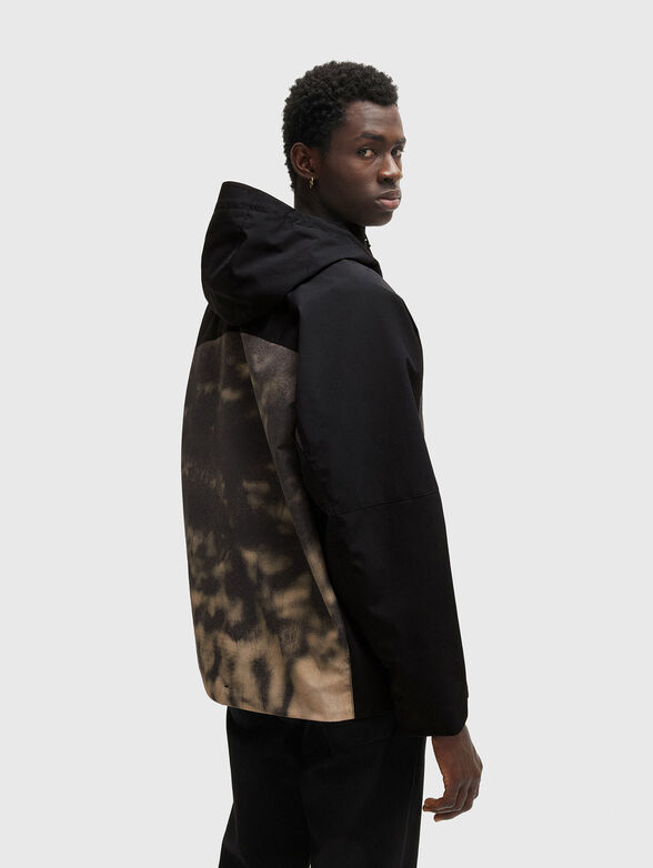BOX jacket with hood and accent print - 3