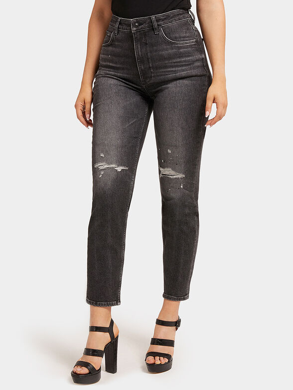 Jeans with abrasions - 2