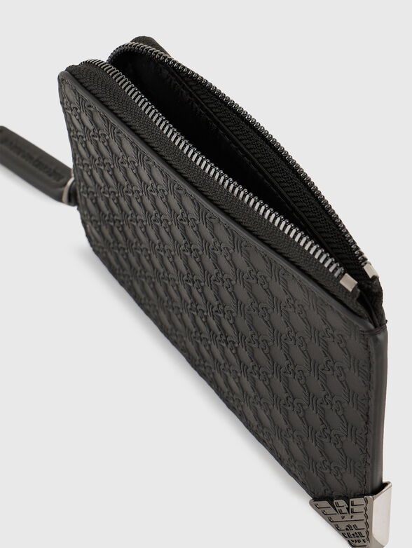 Cardholder with metal logo detail - 3