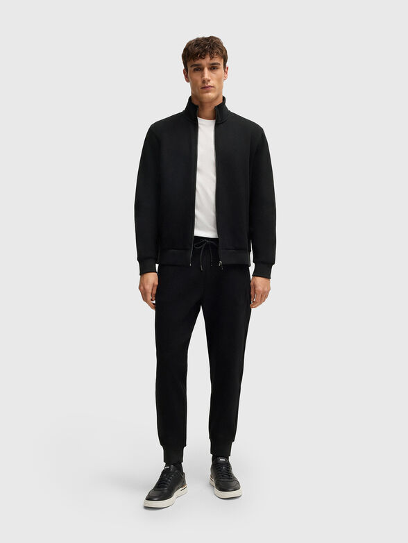 Sweatshirt in  black - 2