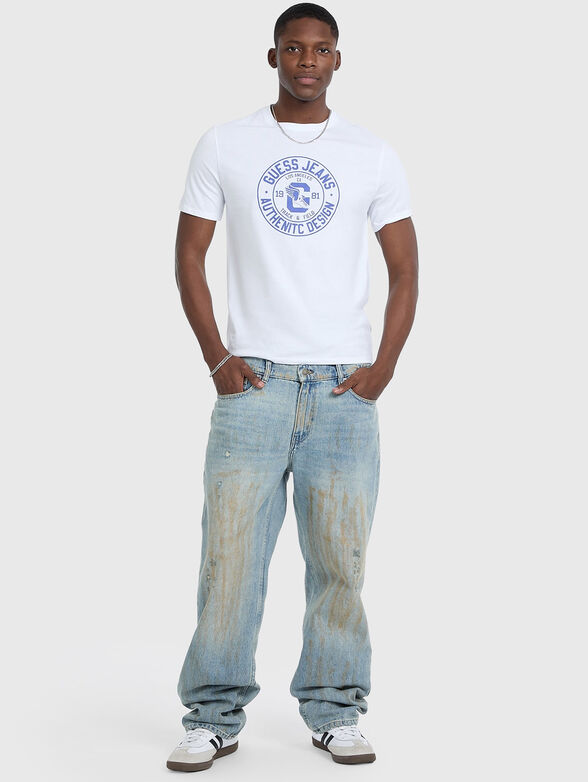 Cotton T-shirt with logo print - 2