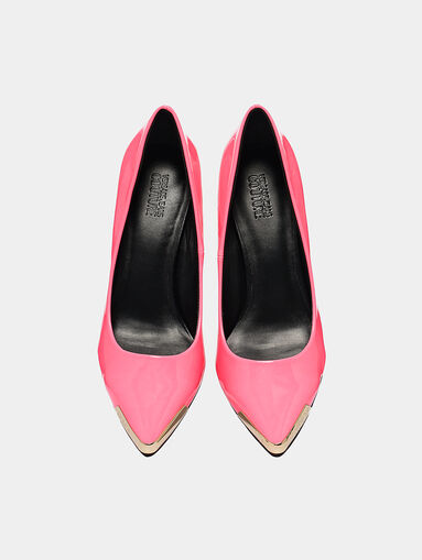 Pink stilleto high heels - 5