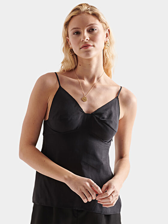 Топ CAMI в черен цвят - 1