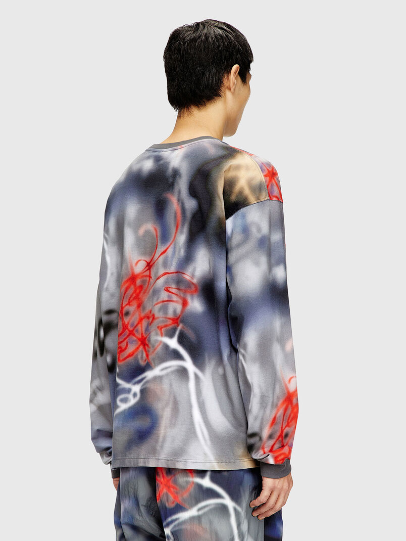T-BOXT-LS-V4 sweatshirt with graffiti print - 3