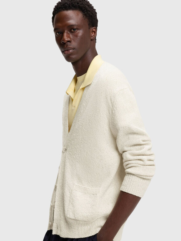 BOSS BY BECKHAM cotton-blend cardigan - 4