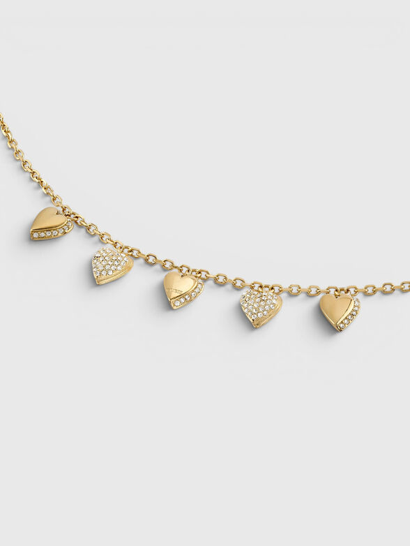 Necklace with rhinestones - 2