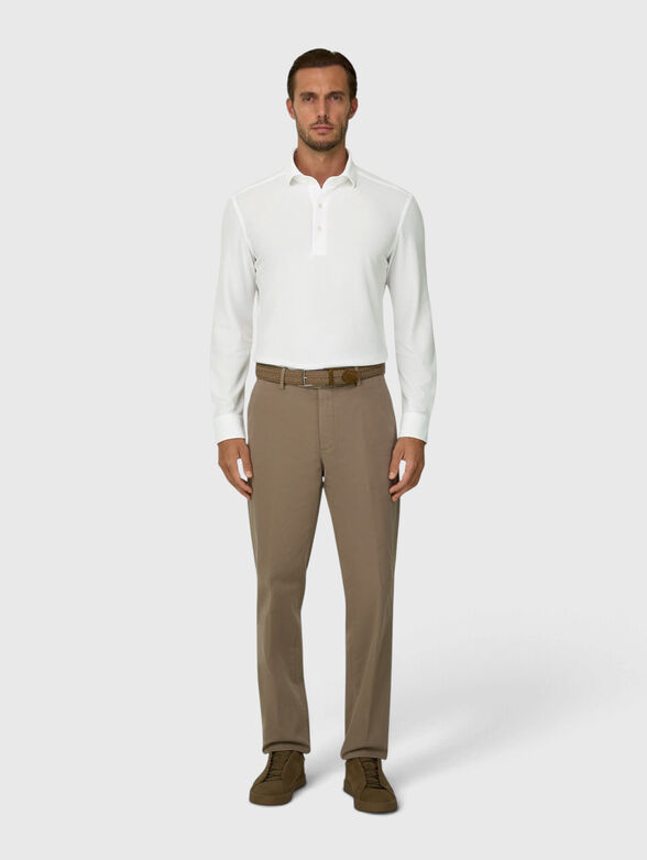 Polo-shirt with long sleeves - 2