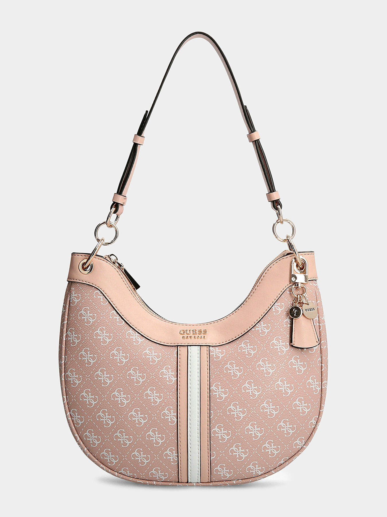 [NICEGHOSTCLUB]3STAR LOGO HOBO BAG_PINK(NG2DMUAB45A)です。 3STAR LOGO HOBO BAG_PINK(NG2DMUAB45A) - 감도 깊은 취향