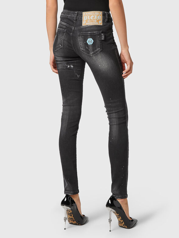 Black skinny jeans with washed effect - 2