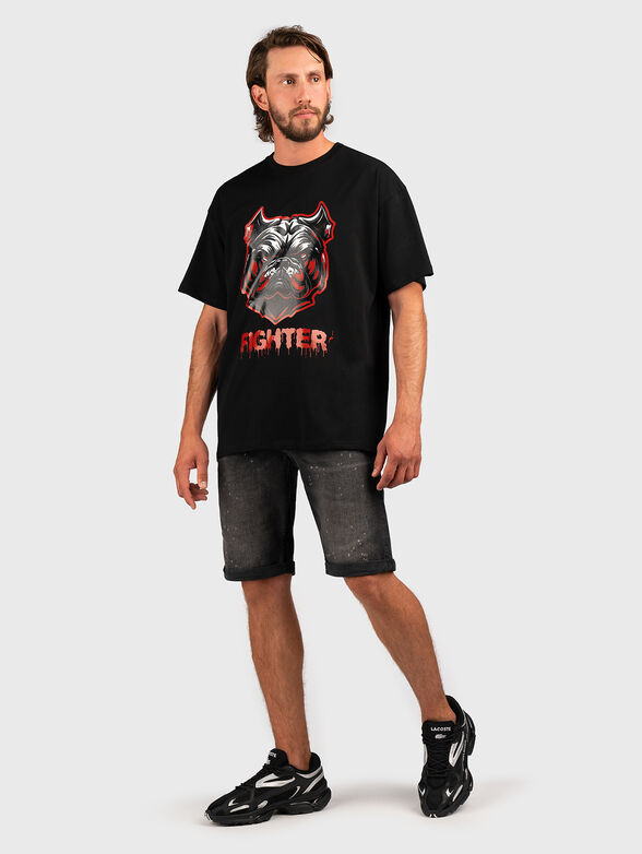 Black oversized T-shirt - 5
