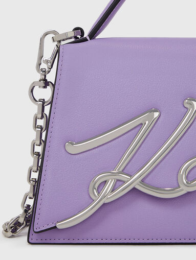 K/SIGNATURE 2.0 crossbody bag in leather  - 4