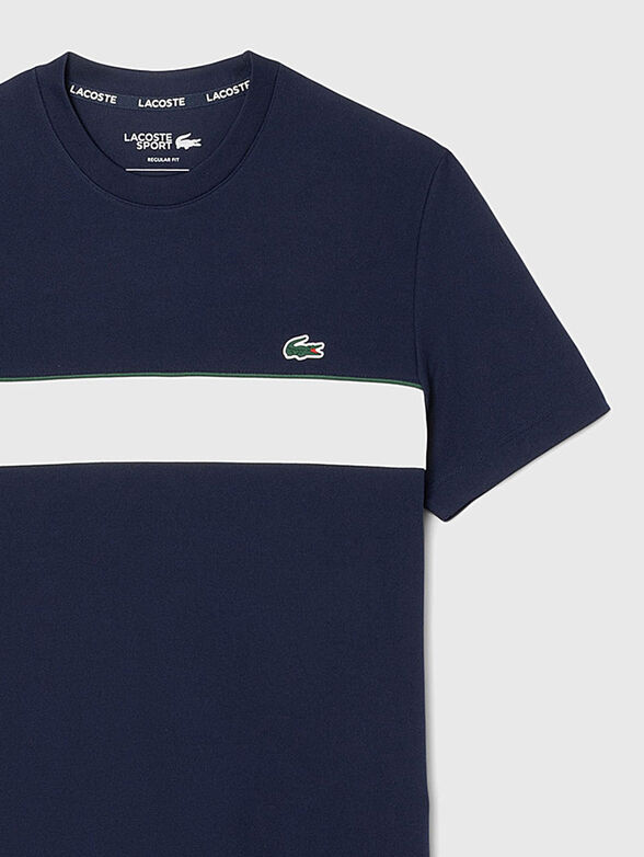 Cotton T-shirt with accent back - 2